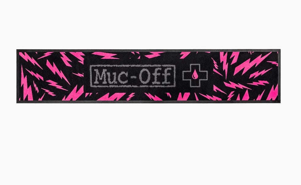 Muc-off absorbierende Fahrradmatte (200 x 40 cm)