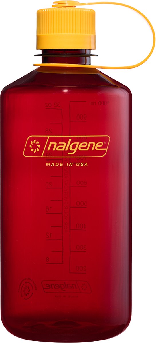 Nalgene – Enghalsflasche – Trinkflasche – Wasserflasche – auslaufsicher – 1000 ml – BPA-frei – Sustain – Laker
