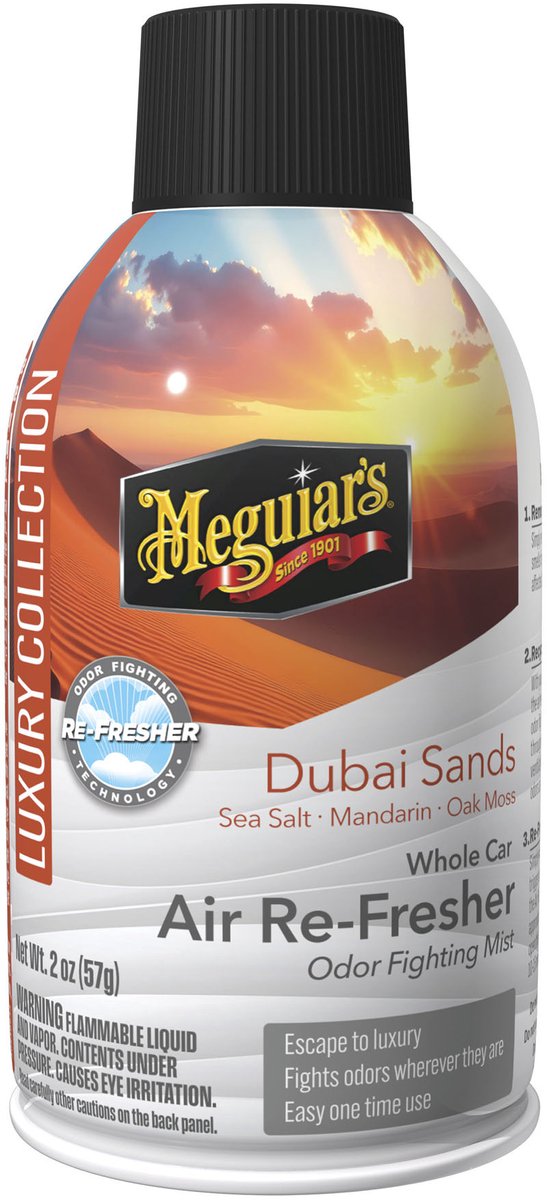 Meguiar's Meguiar's Dubai Sands Air Refresher – Auto-Lufterfrischer – reduziert unerwünschte Gerüche – für den Fahrzeuginnenraum