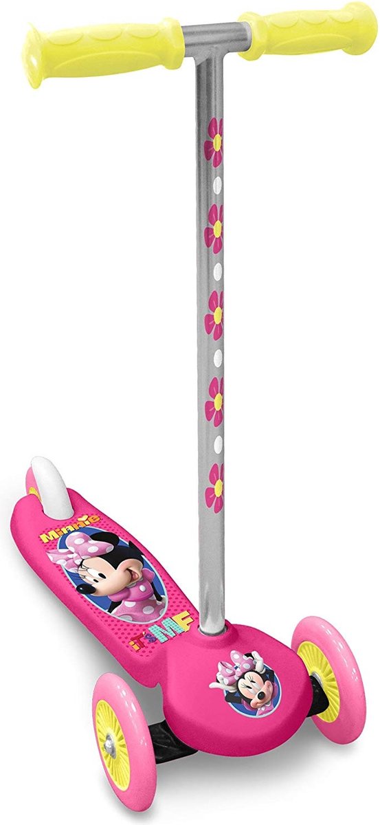 Minnie Mouse 3-Rad-Kinder Stieffußbrems Mädchen rosa Silber
