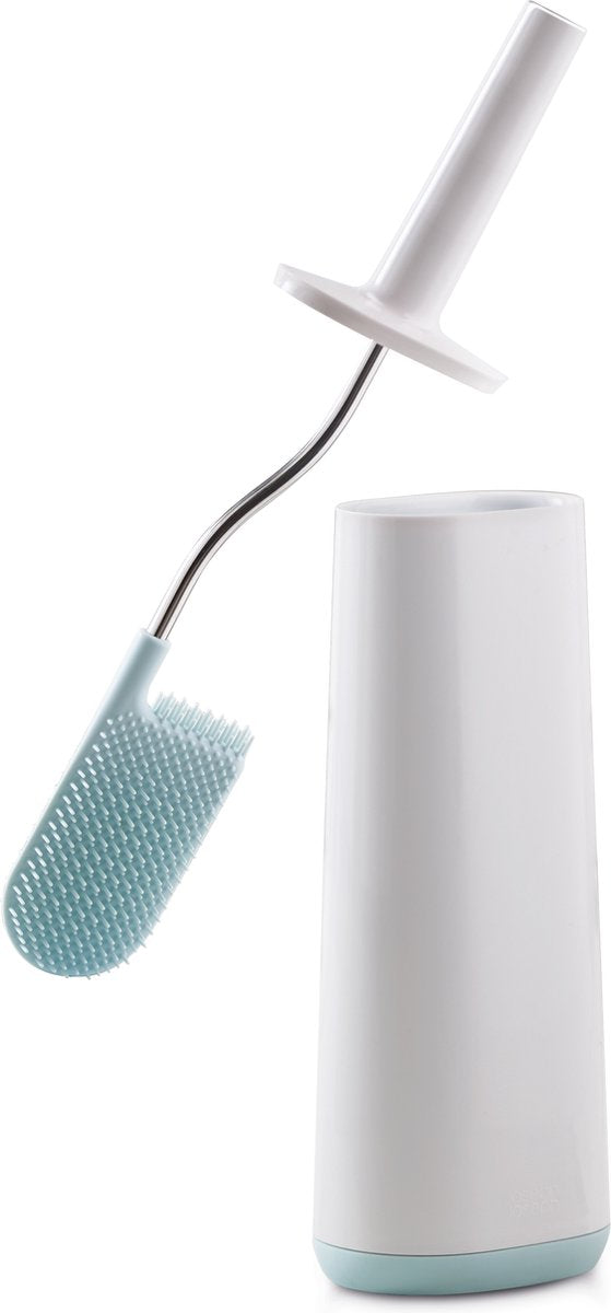 Joseph Joseph – Bathroom Flex Smart Toilettenbürste – Weiß Blau
