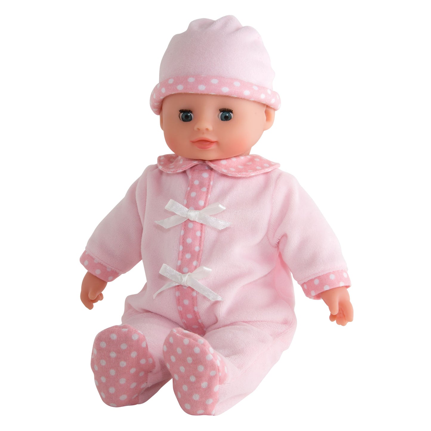 Baby Laura spricht Puppe