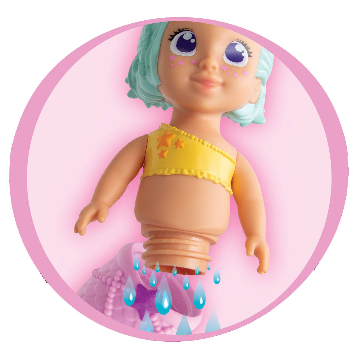 Neugeborene Baby Mermaid Badpop