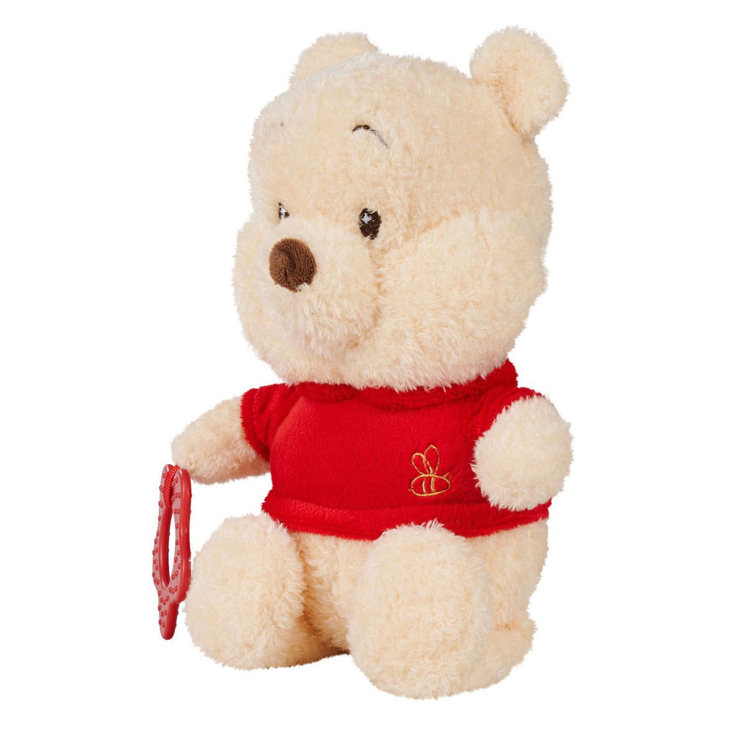 Simba Disney Winnie Puuh Plüsch-Kuscheltier mit Beißring – 25 cm