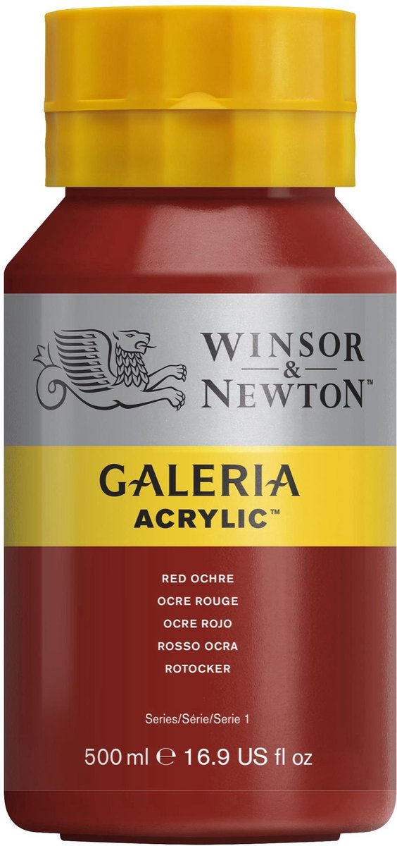 Winsor Newton Galeria Acryl 500 ml roter Ocker