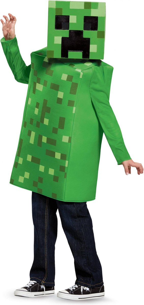 Disguise Vegaoo – klassisches Minecraft-Creeper-Kostüm für Kinder