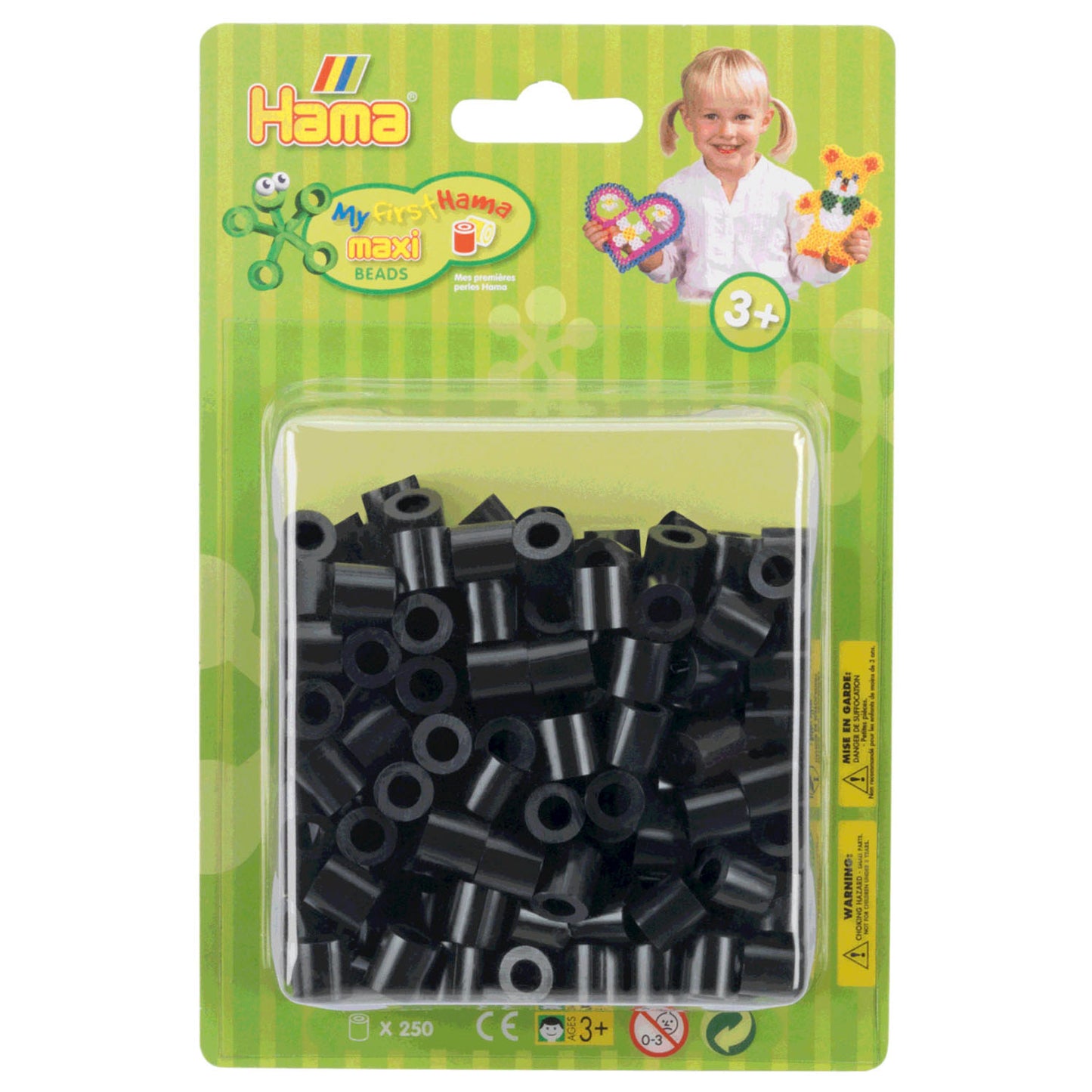 Hama Iron Perlen Maxi Black, 250st.
