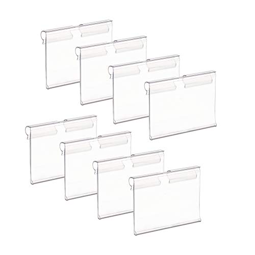 Preisschild Kunststoff transparent, 70xH40mm