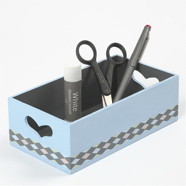 Creativ Company Aufbewahrungsboxen, H: 6,3+5,8+5,5 cm, L: 20,5+18+15,8 cm, B: 11,5+9,8+7,8 cm, 3 Stück 1 Set