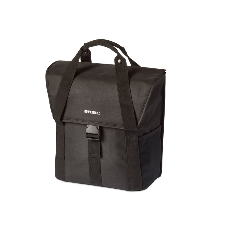 Basil Go Einzelfahrradtasche - schwarz, 18L