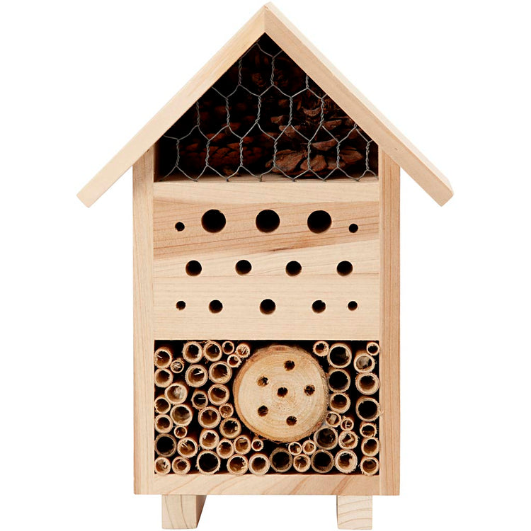 Creativ Company Insektenhotel, H: 26,1 cm, T: 9,2 cm, B: 18,4 cm, 1 Stück