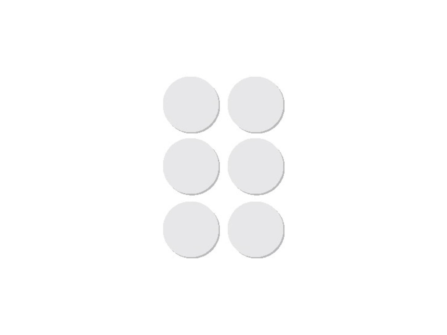 Apli Etiketten rund 32mm weiß