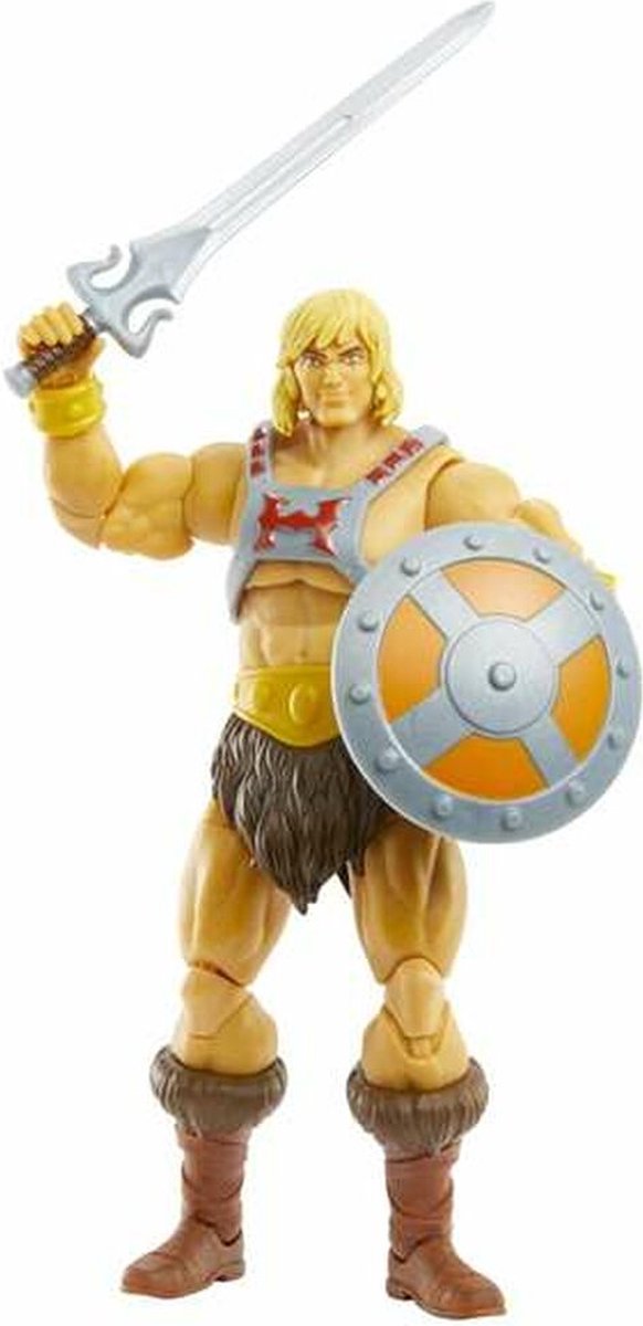 Mattel Masters of the Universe: Revelation – klassische He-Man-Actionfigur, 18 cm