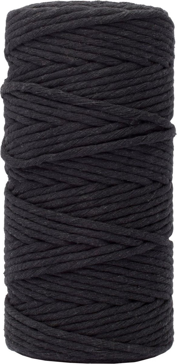 Vaessen creative • Makramee-Seil 3 mm x 100 m schwarz
