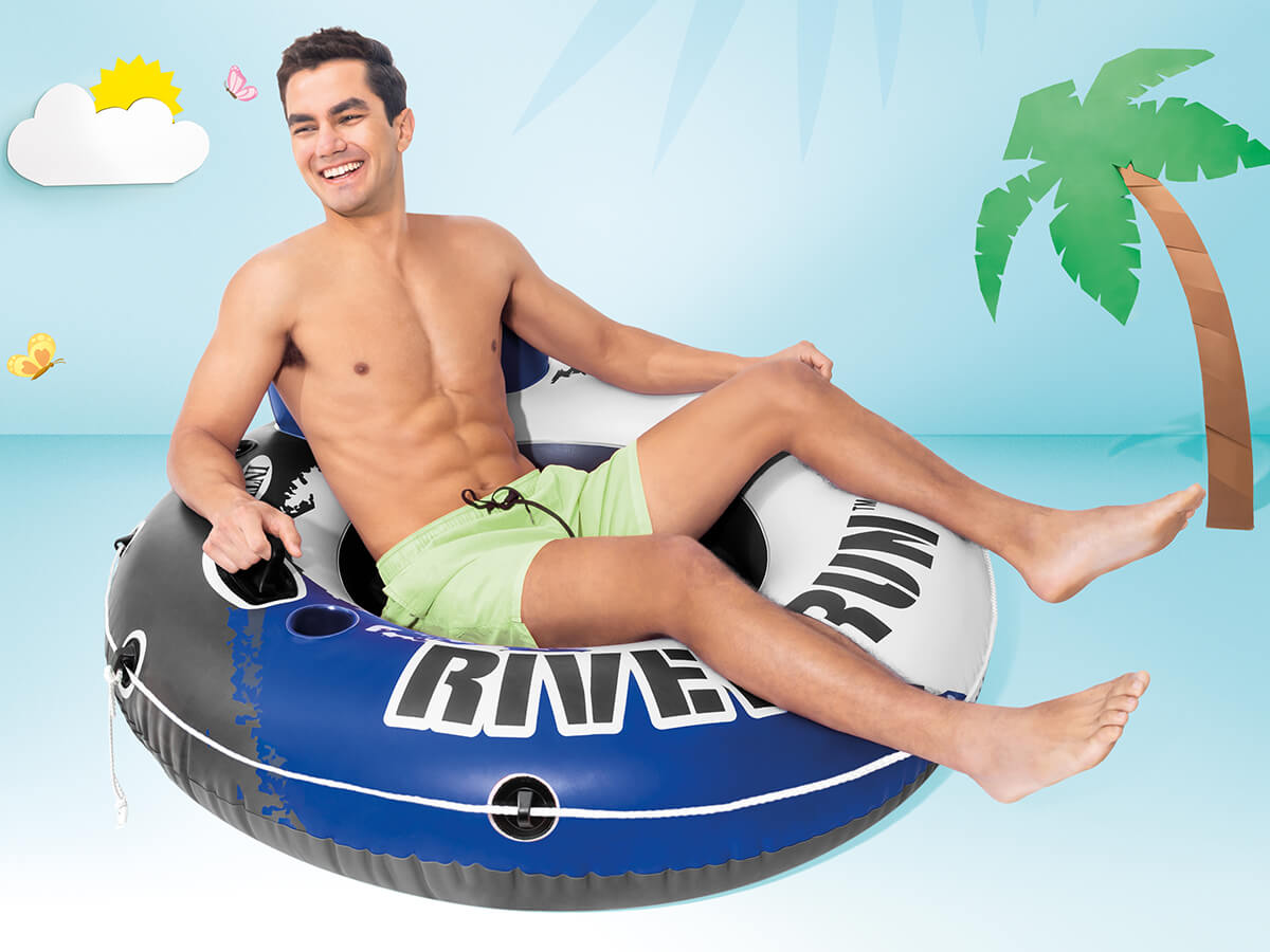 Flusslauf Waterlounge Blau
