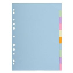 Tabs Europe 1610e, A4, 210 x 297 mm, 170 g/m², sortiert, Packung mit 10 Stück