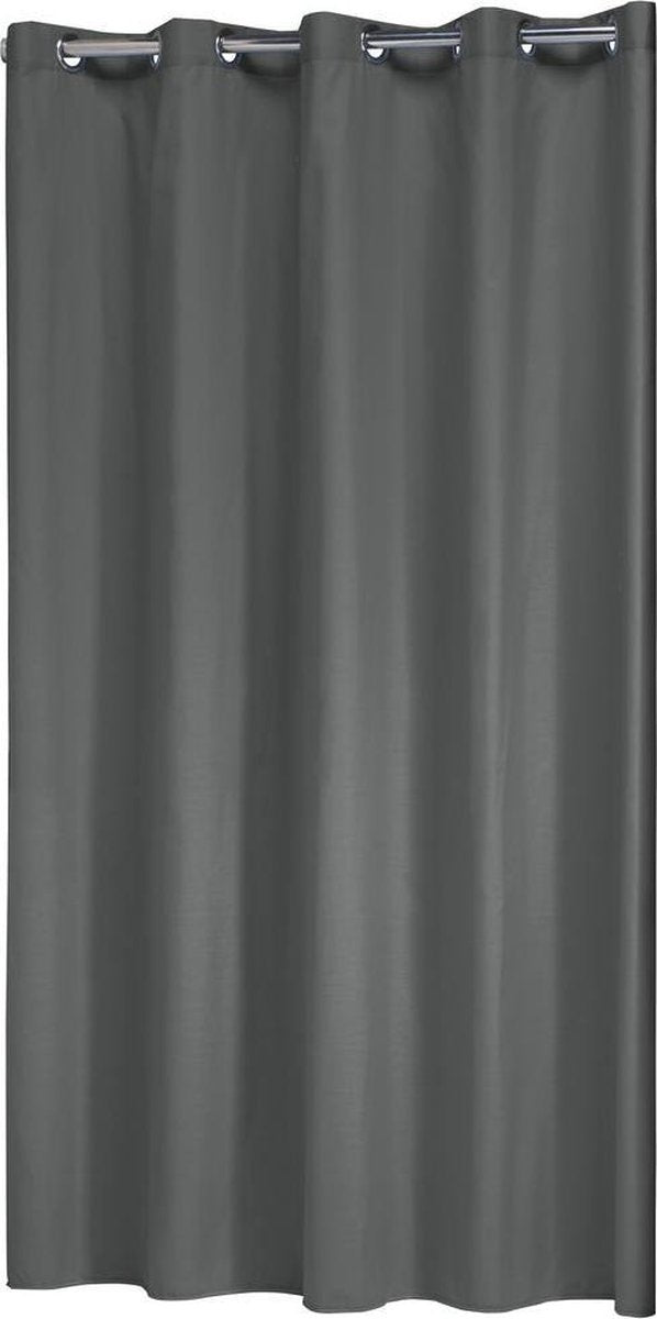 Dichtungsfäle Dichtungsfell Duschvorhang Coloris 180x200 cm grau