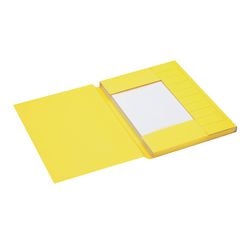 Staubschutzmappe Spektrum Djois A6010-244 Karton 255 g m2 A4 gelb 3 Klappen recycelt