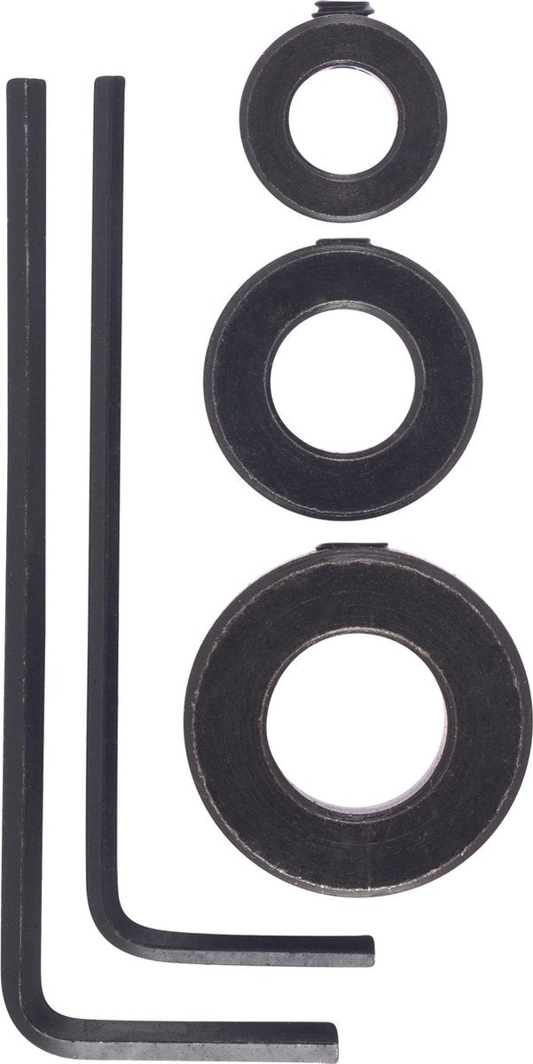 Bosch Zubehör 3-teiliges Tiefenanschlag-Set | 6,8, 10 mm – 2609255318