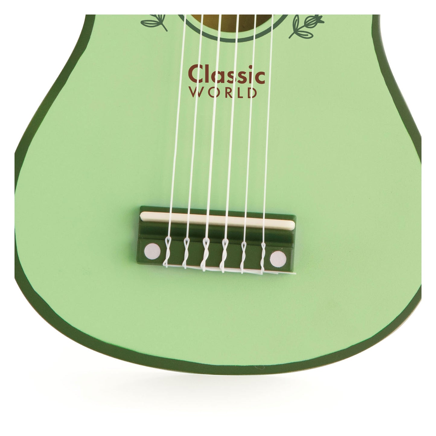 Klassische Welt -Holz -Vintage -Gitarre