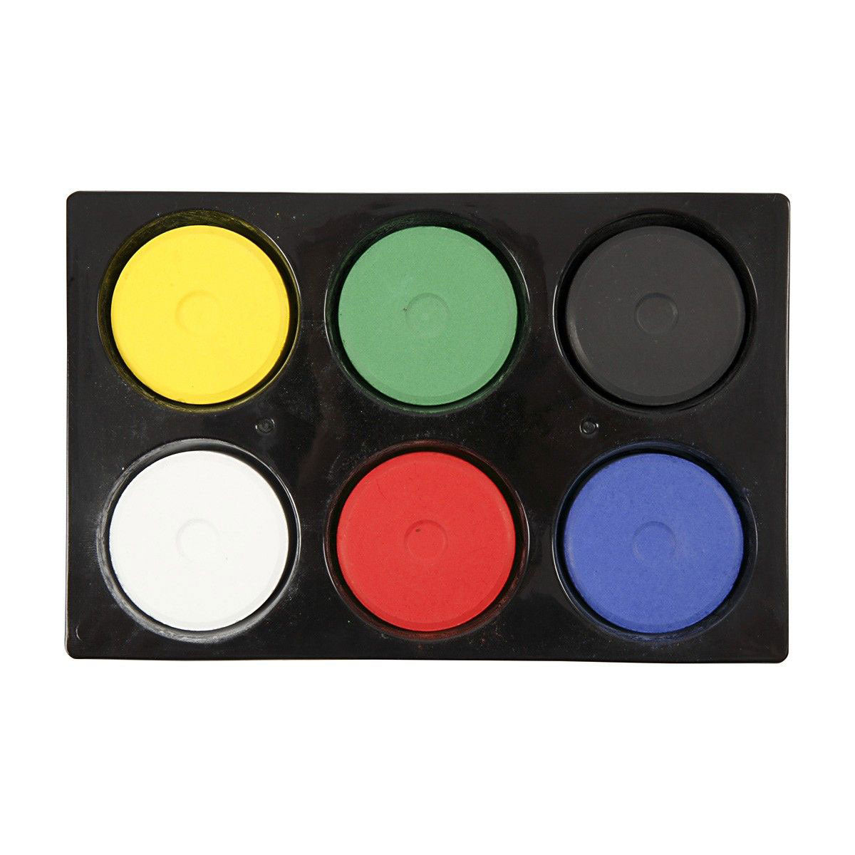 Nachfüllen blockiert Aquarell in Palette - Primärfarben, 6st.