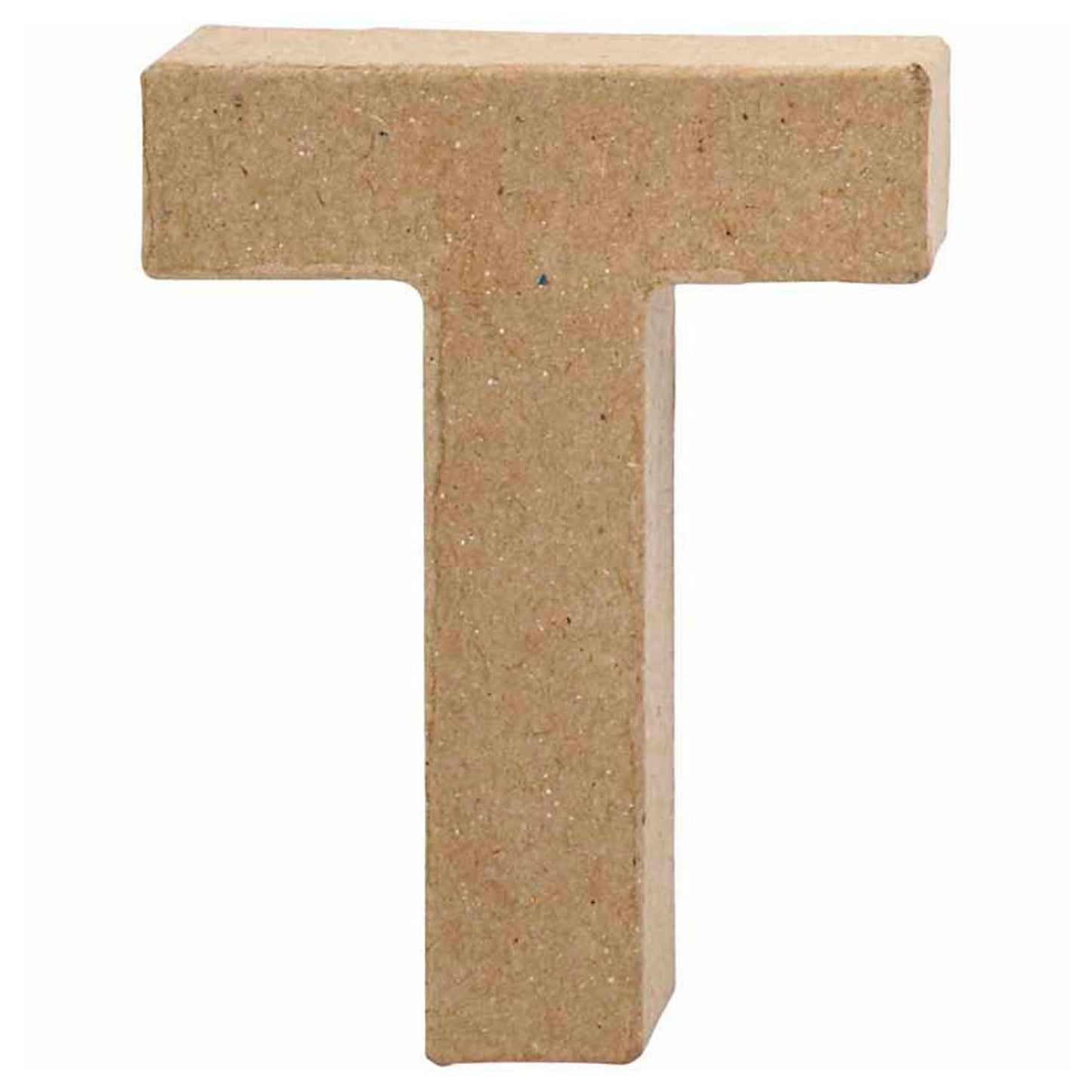 Creativ Company Buchstabe Pappmaché T, 10cm