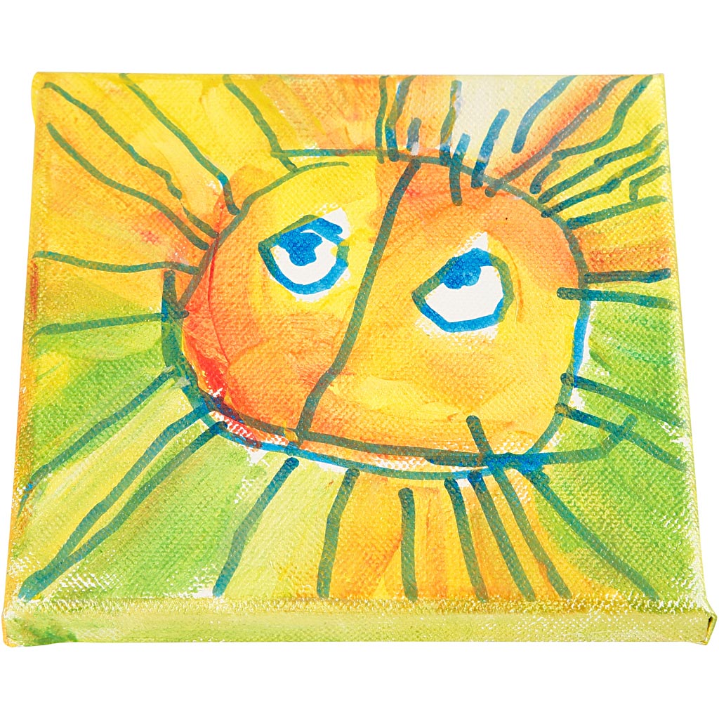 Künstlerlinie Leinwand, 15x15 cm