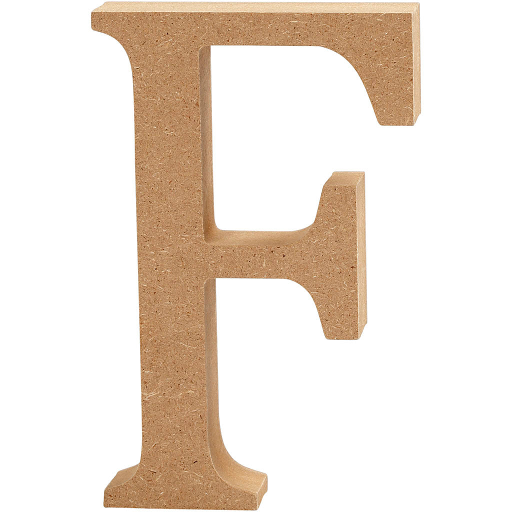 Creativ Company Letter F MDF 8cm, 1.