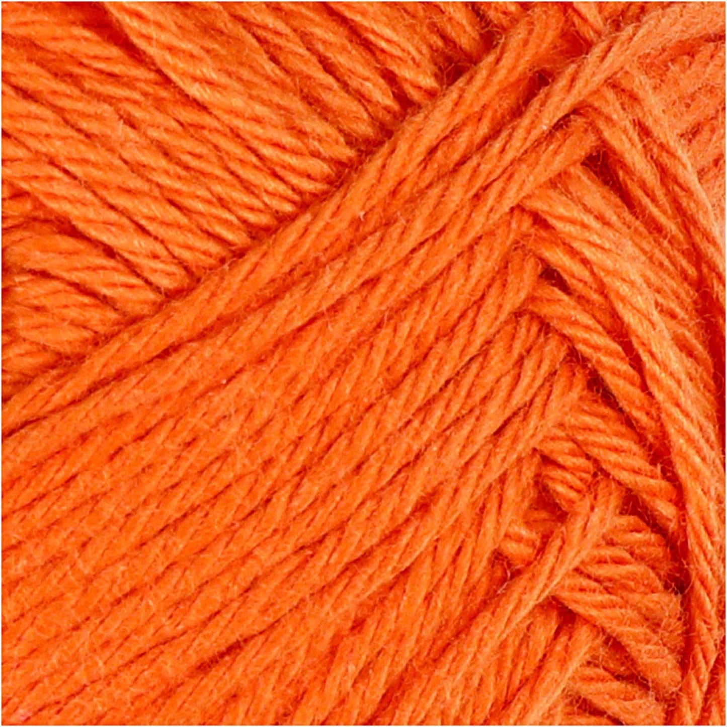 Baumwollgarn, Orange, 50gr, 170 m