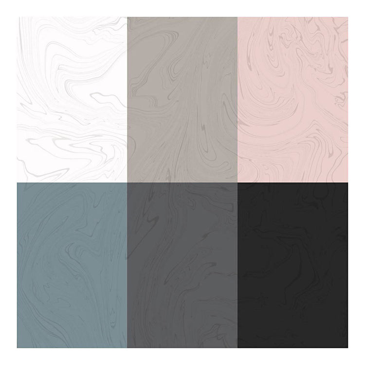 Creativ Company Marble Pastel Pastellfarben, 6x20ml