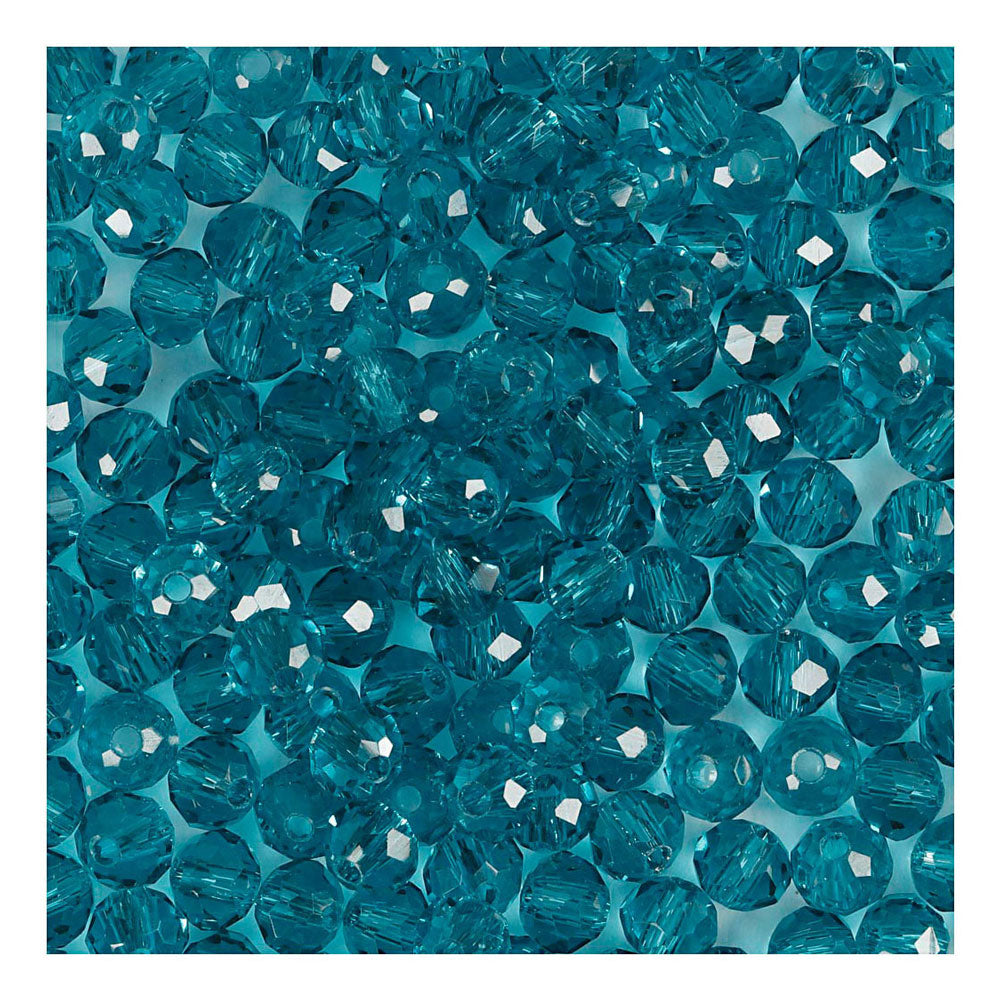 Creativ Company Facette Perlen Turquoise, 45..