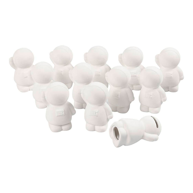 Creativ Company Money Box Keramik weiße Figur, 12st.