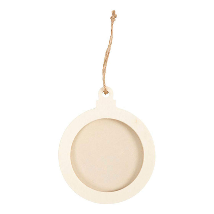 Creativ Company Holzrundliste Anhänger 8cm, 24st.