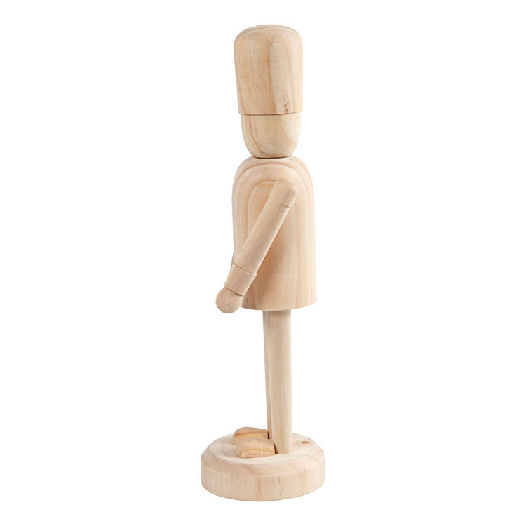 Kreativfirma Holzfigur zu Fuß, 45 cm