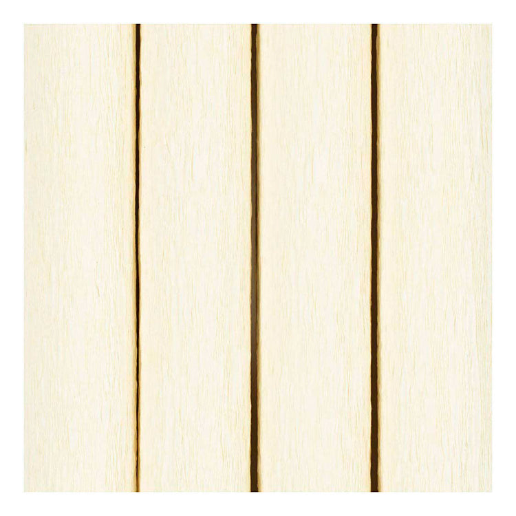 Creativ Company Krepppapier, Blatt 25 x 60 cm, Kreppverhältnis: 180 %, 105 g, gebrochenes Weiß, 4 Blatt 1 Karton