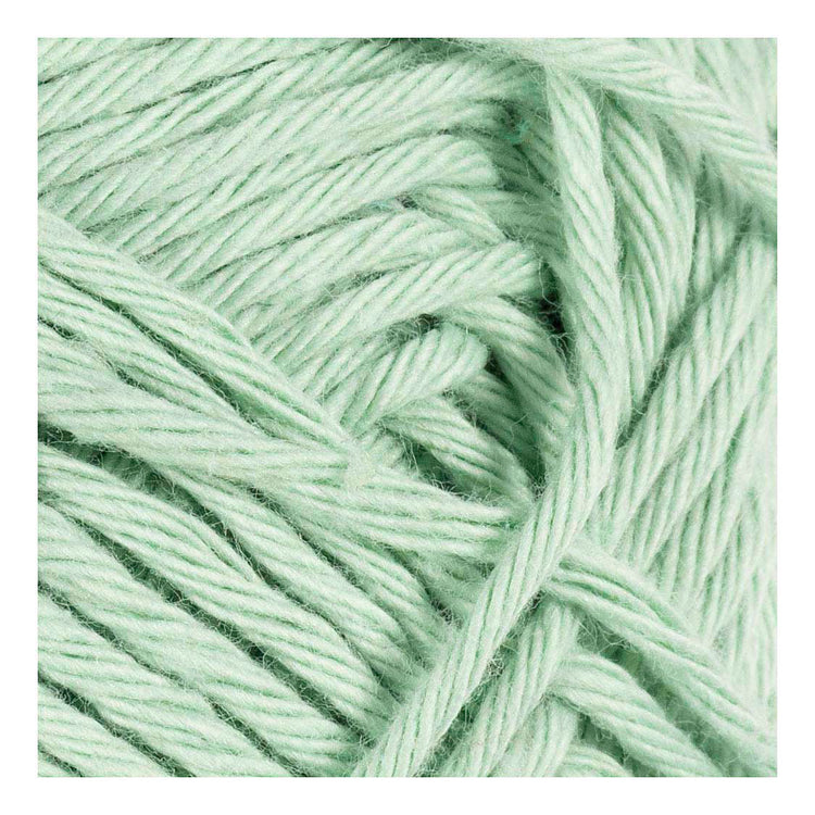 Creativ Company Baumwollgarn, Größe 8 8, L: 80-85 m, Mintgrün, 50 g 1 Knäuel