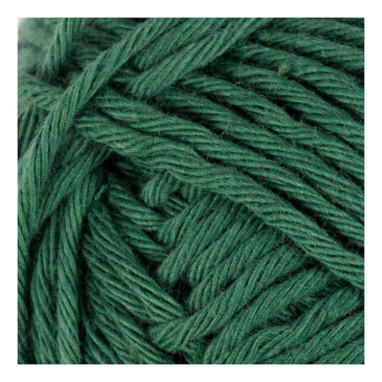 Creativ Company Baumwollgarn, Größe 8 8, L: 80-85 m, dunkelgrün, 50 g 1 Knäuel