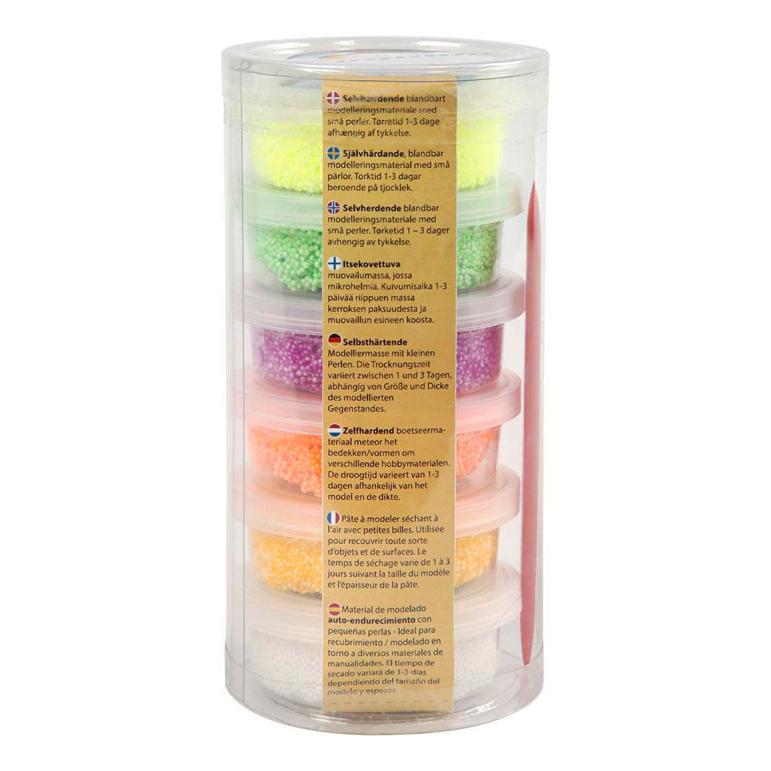 Foam Clay ®, Frühlingsfarben, 6x14 gr 1 Box