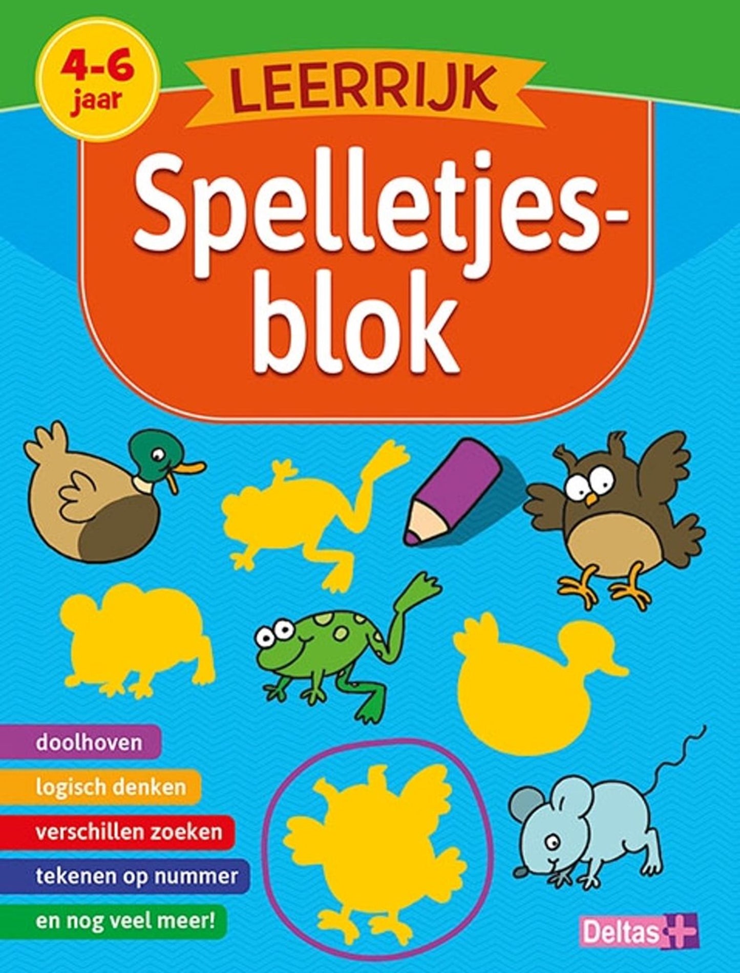 Deltas lehrreicher Spielblock (4-6 Jahre)