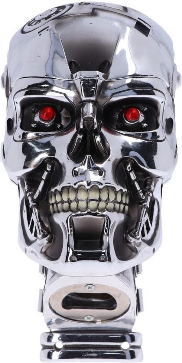 Markenloser Sans Marque Nemesis Now The Terminator Flaschenöffner Terminator 2 silberfarben