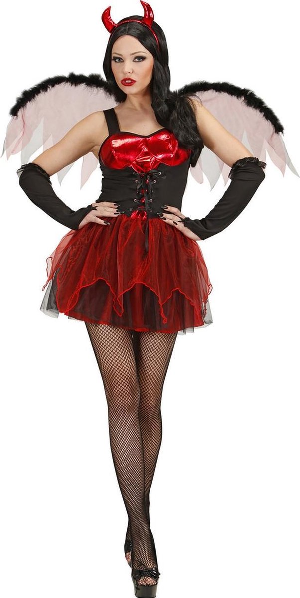 Vegaoo sexy rotes Teufel-Halloween-Kostüm für Damen – Kostüm – Größe M