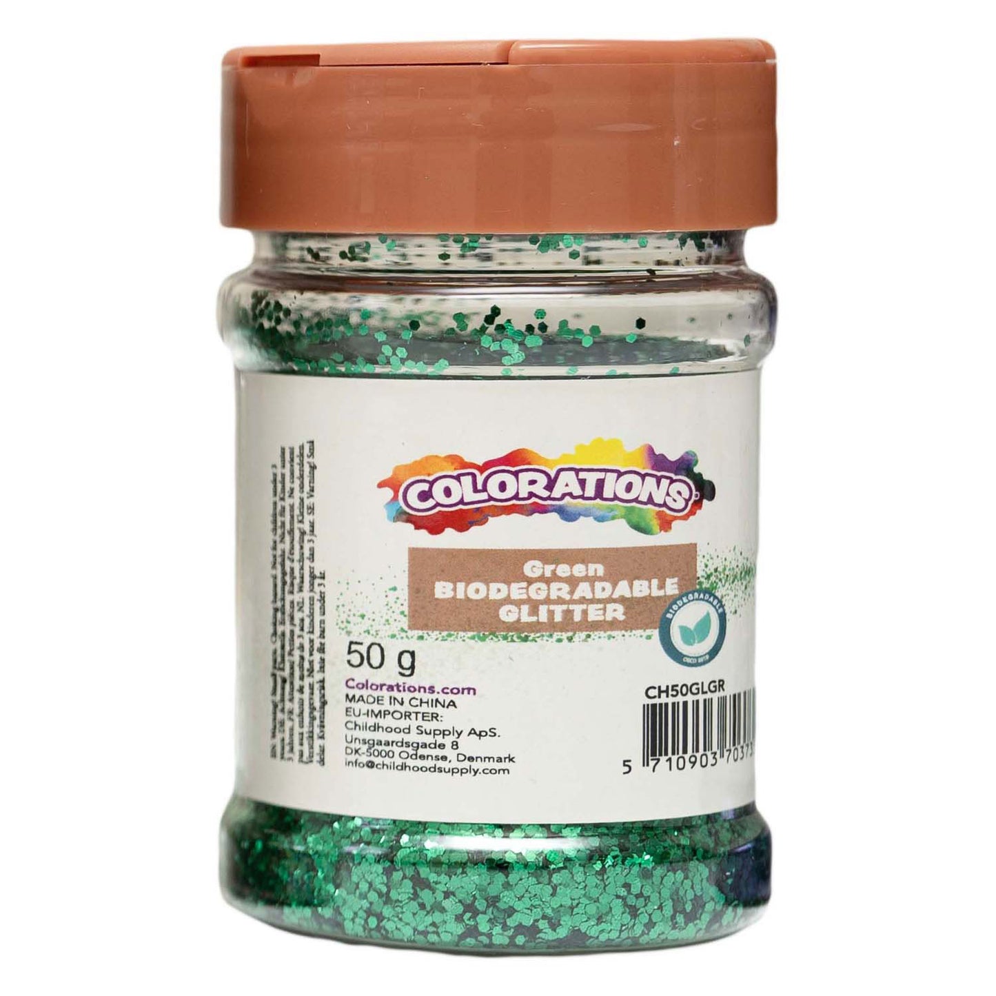 Färben - biologisch abbaubares Glitzergrün - 50g