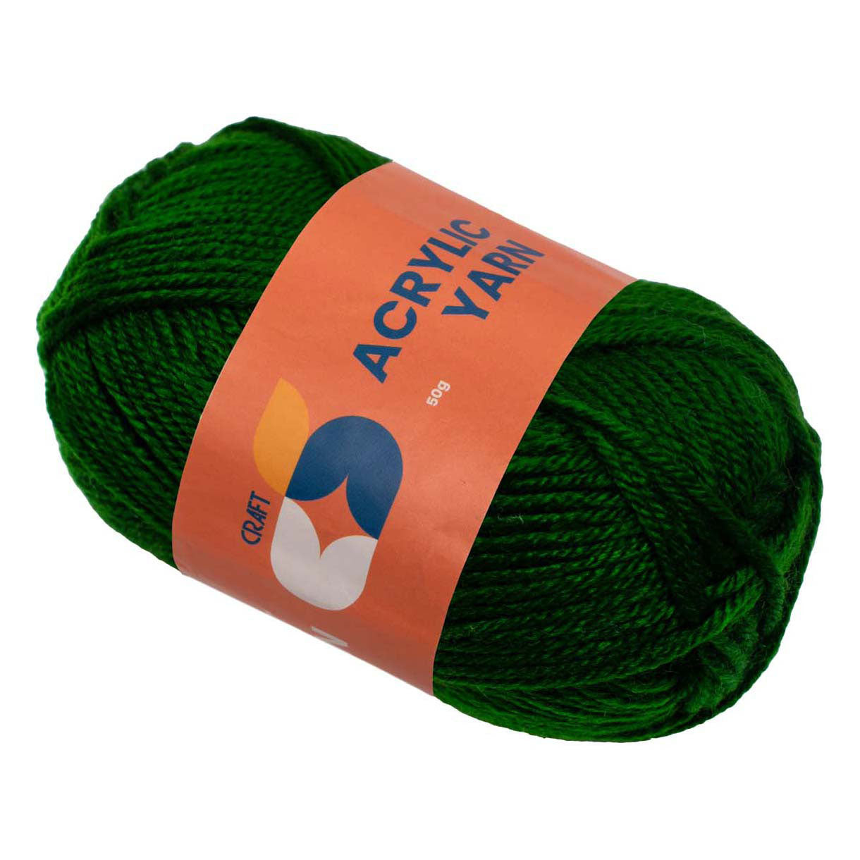 Färbung - Acrylgarn grün, 50g