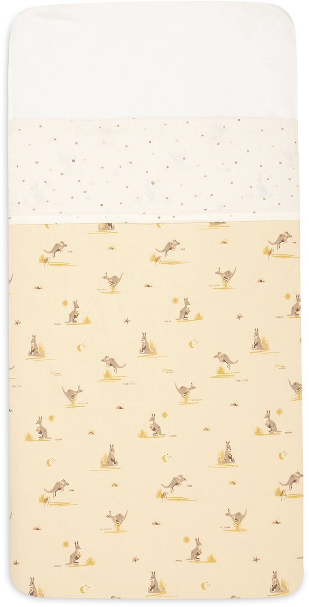 Jollein Spickzettel – 75 x 100 cm – Baumwolle – Kangaroots – Dusty Dot