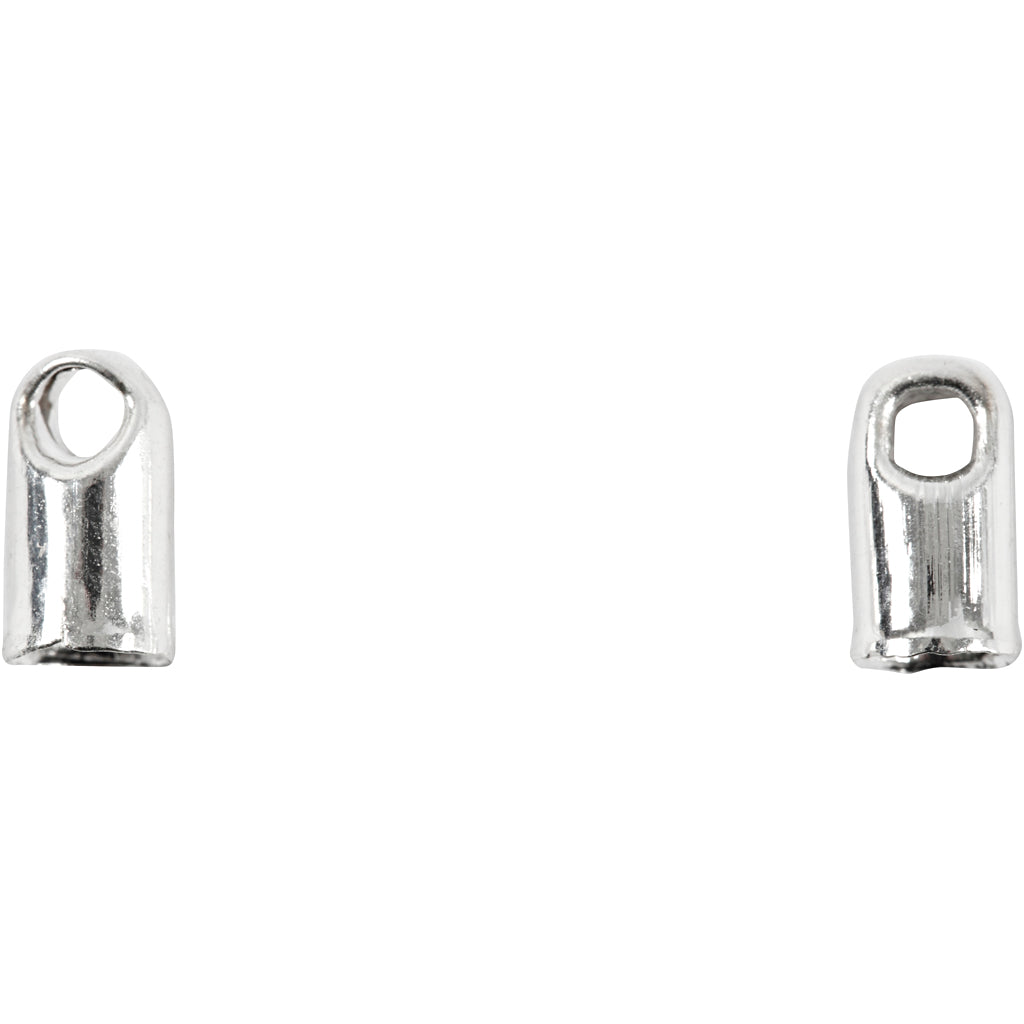 Creativ Company End Cap Silvered, 10st.
