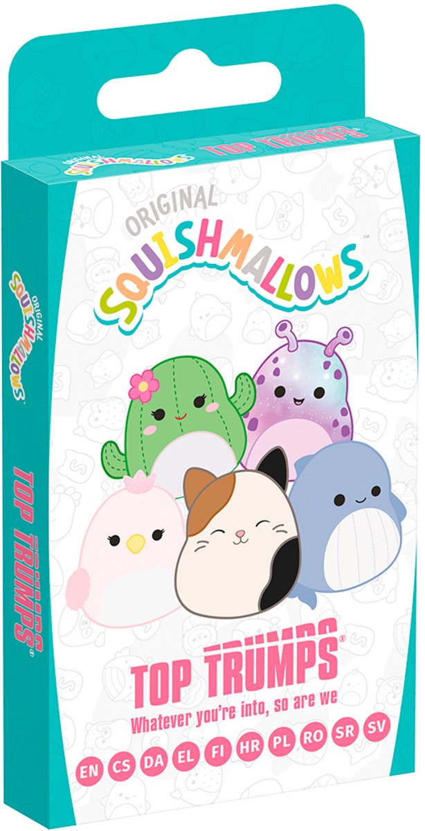 Squishmallows Winning Moves Top Trümpfe – Kartenspiel – mehrsprachig