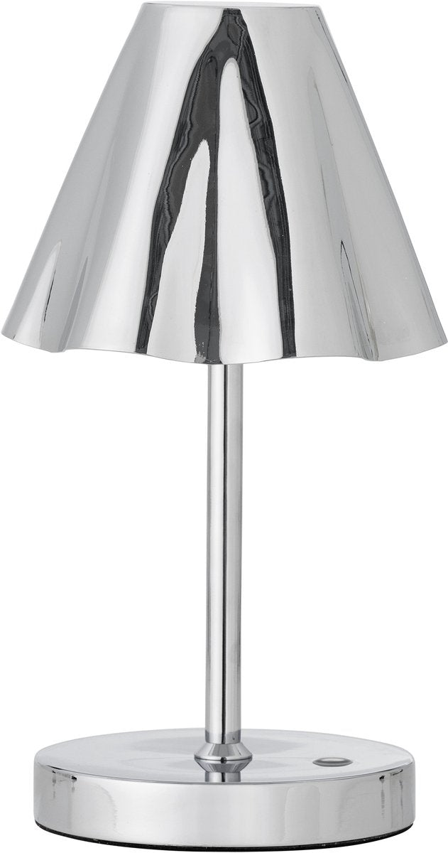 Bloomingville Lianna tragbare Lampe – wiederaufladbar – Silber – Metall