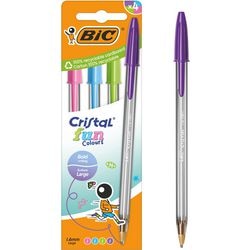 Kugelschreiber Bic Cristal Fun Farbpalette