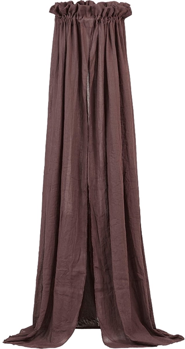 Jollein – Babyschleier Vintage (Kastanie) – Baumwolle – Polyester – Babyschleier, Baldachin – 155 cm