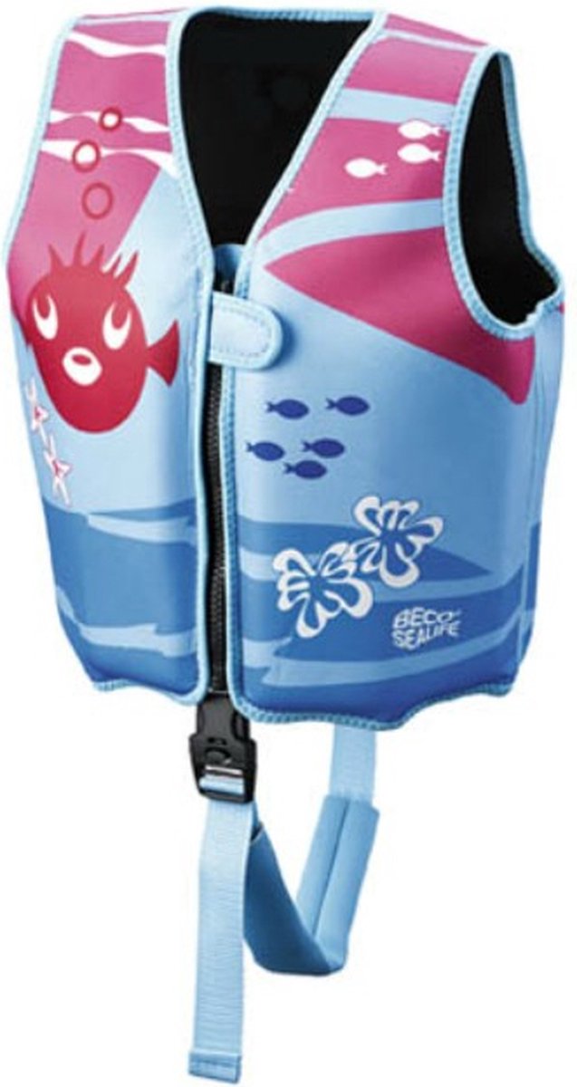 Beco-sealife® - Schwimmweste Schwimmweste Kind - Blau Rosa - S: 15-18 kg